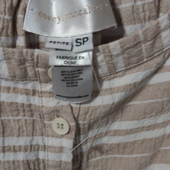 ANTHROPOLOGIE X Corey Lynn Calter Edie Dress NWOT PETITE SMALL - Picture 8 of 8